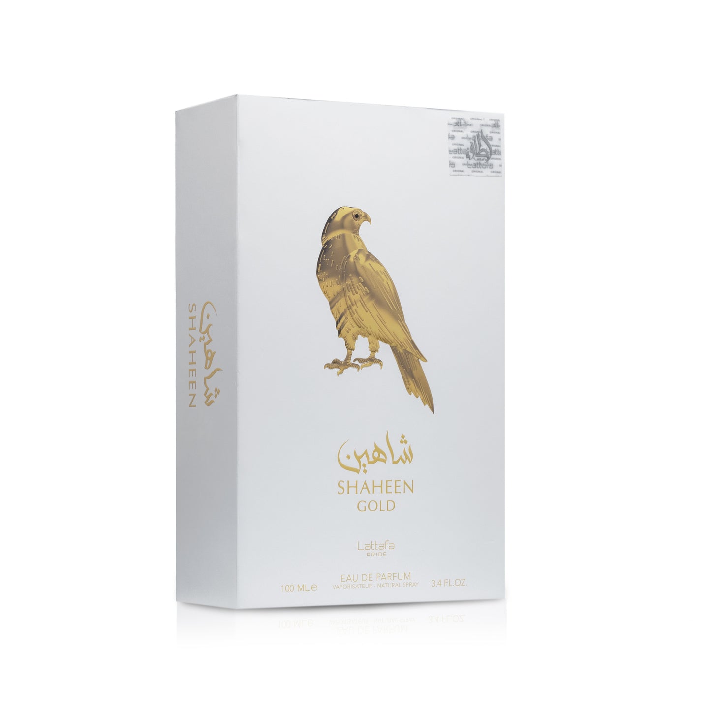 Lattafa Shaheen Gold 100 ml - Perfume Árabe con Notas de Piña, Lavanda y Pachulí