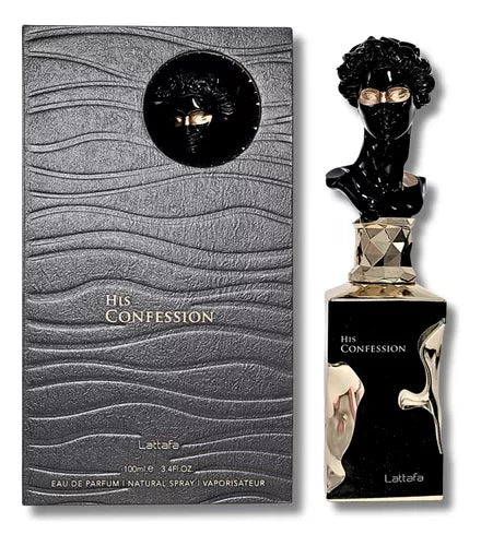 Perfume Árab His Confession de Lattafa, Eau De Parfum Spray para Hombre