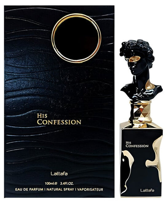 Perfume Árab His Confession de Lattafa, Eau De Parfum Spray para Hombre