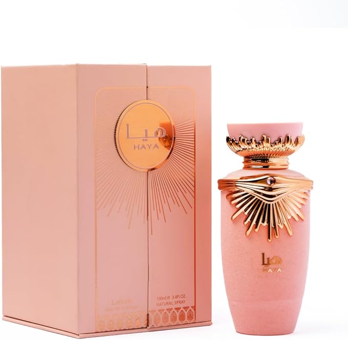 Perfume árabe de mujer Haya Lattafa 100ml,Fragancia femenina árabe ,Top ventas, Colonia de señora ,Lattafa original