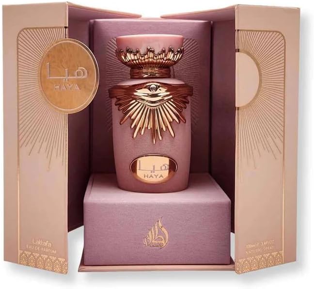 Perfume árabe de mujer Haya Lattafa 100ml,Fragancia femenina árabe ,Top ventas, Colonia de señora ,Lattafa original