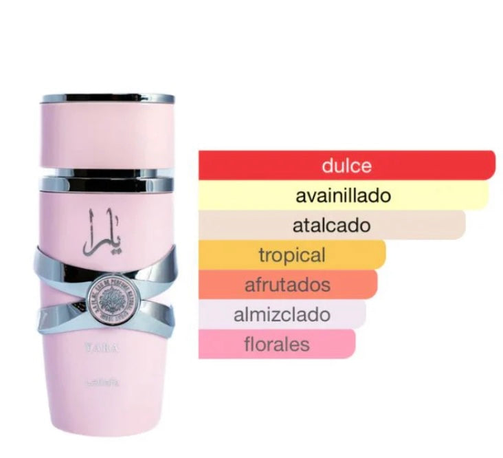 Yara Rosa 100 ml - Lattafa Lattafa Perfumes mujer dulce Mujer